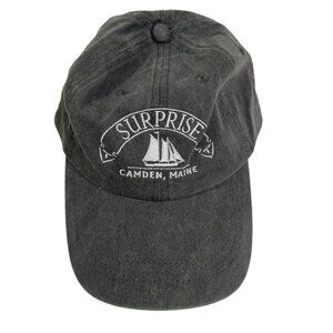 Surprise Camden Maine Fahrenheit Headwear Baseball Cap Gray Cutter Ship Cotton